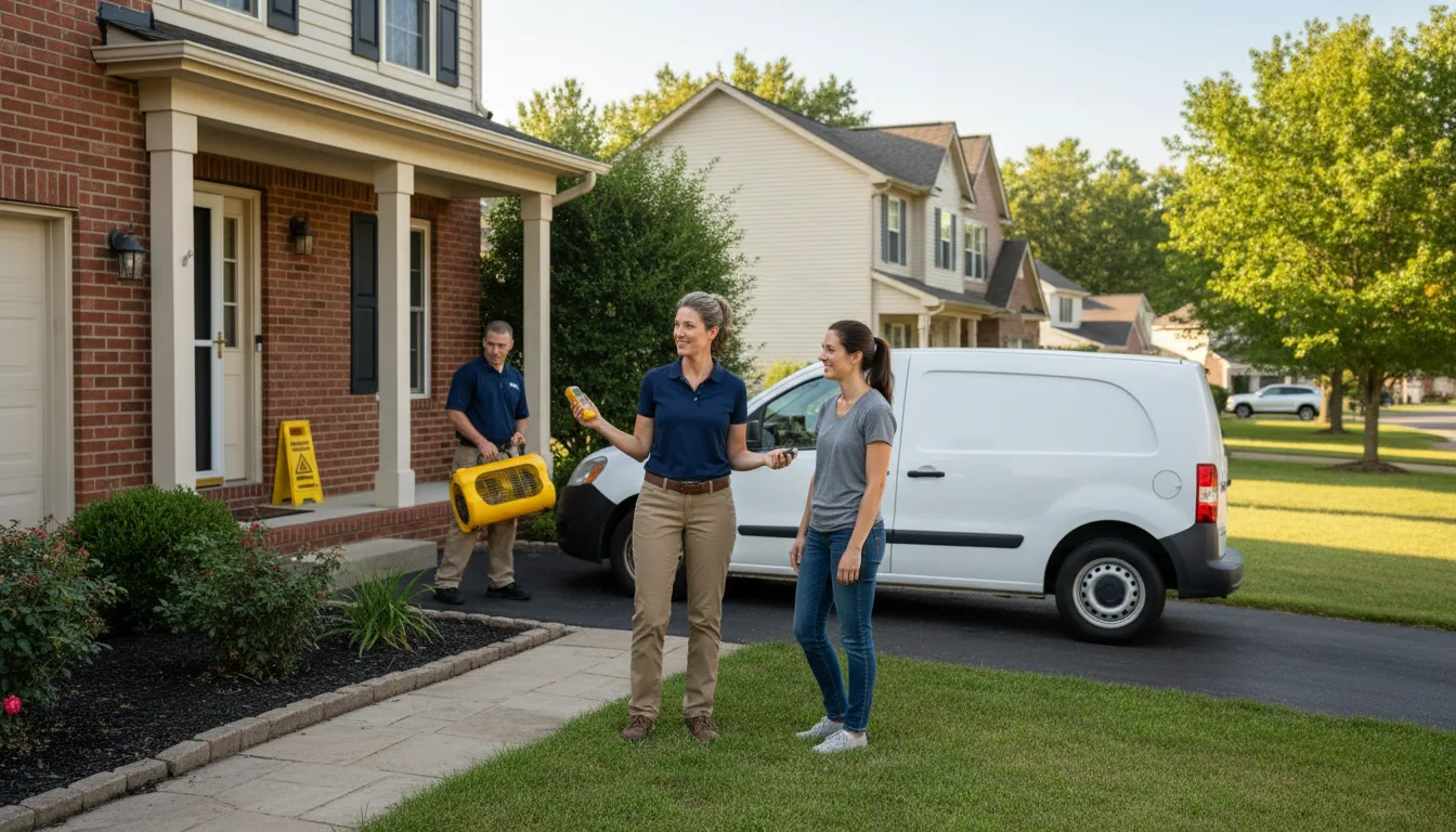 Residential water damage restoration in Mililani, HI